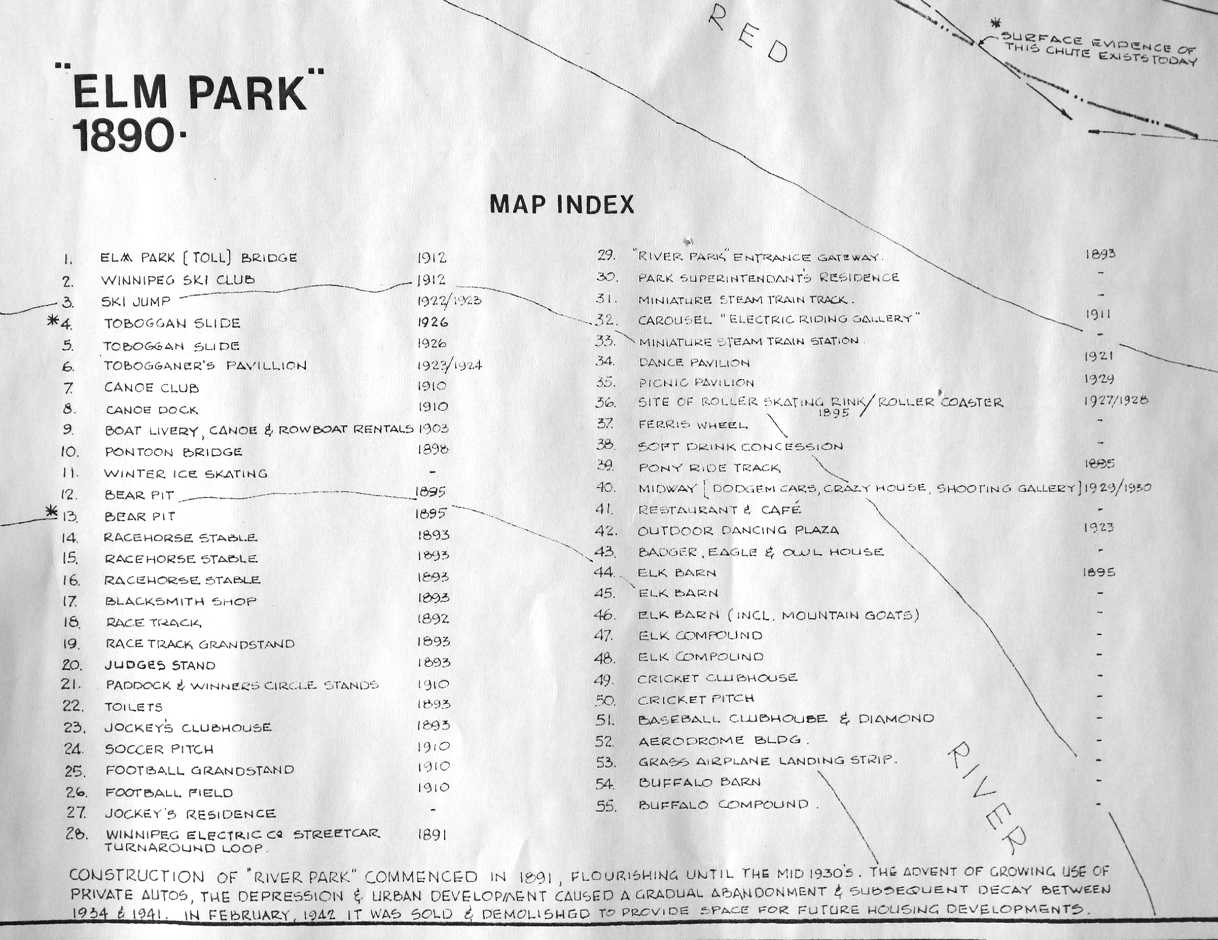 river park map index