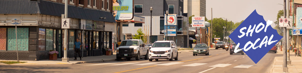 osborne st and shop local banner